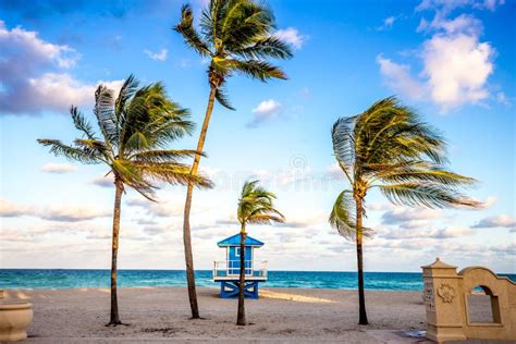 Hollywood Beach, Hollywood, Florida, Usa Stock Image - Image of ...