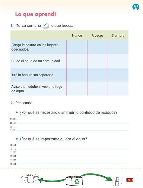 Conocimiento Del Medio Primer Grado Página 133 De 178 Libros De