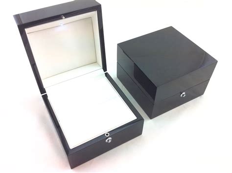 Platinum Gloss Black Ring Box Products Platinum Packaging