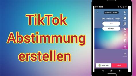 TikTok Umfrage Erstellen TikTok Abstimmung Machen Frage Stellen