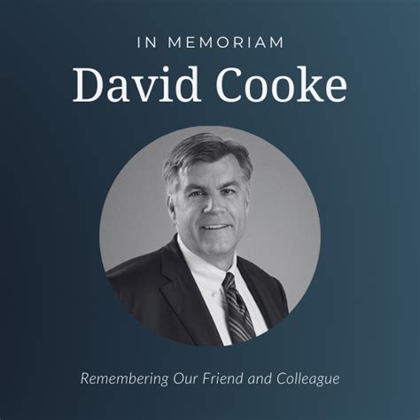 David Cooke In Memoriam Allen Matkins