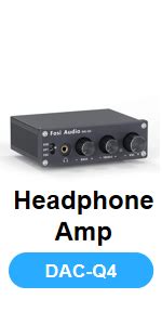 Fosi Audio PH04 4 Channel Headphone Amplifier Stereo Audio With 12V