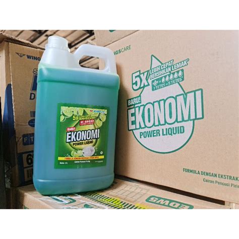 Jual Ekono Sabun Cuci Piring Jeruk Nipis Jerigen 5 Liter Shopee Indonesia