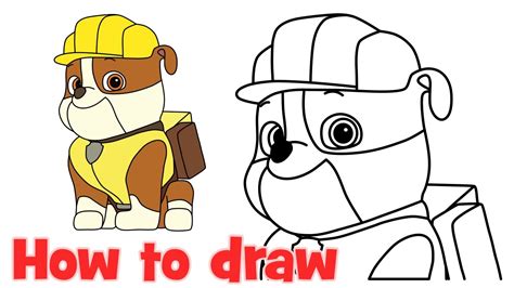 Paw Patrol Marshall Drawing At PaintingValley Explore Collection