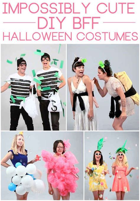 Impossibly Cute DIY BFF Halloween Costumes | Bff halloween costumes ...