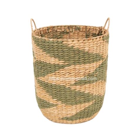 Wholesale Water Hyacinth Storage Basket Vietnam Manufacturer