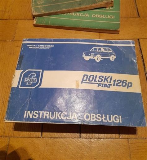 Instrukcja Ksiazka Fabryczna Oryginalna Fiat 126p Maluch Lata 80te Prl