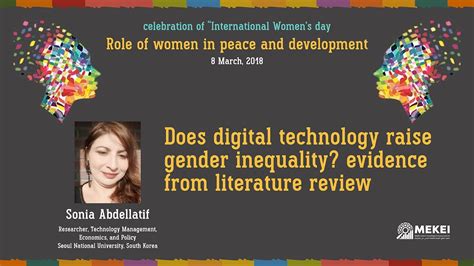 Does Digital Technology Raise Gender Inequality And Concluding Remarks