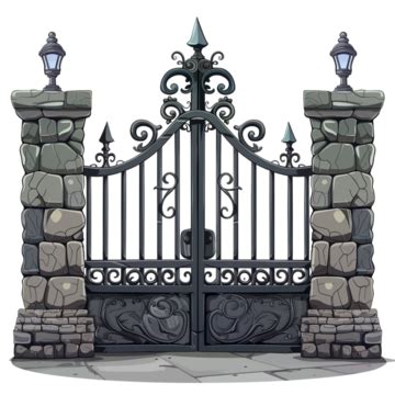 Castle Gate Design PNG Transparent Images Free Download | Vector Files | Pngtree