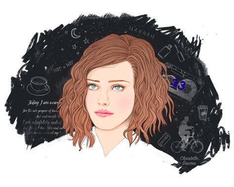 13 Reasons Why Hannah Baker Illustration Crecre