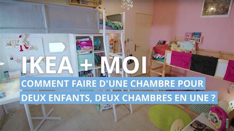 Comment Am Nager Une Chambre D Enfants Partag E Ikea Moi Youtube