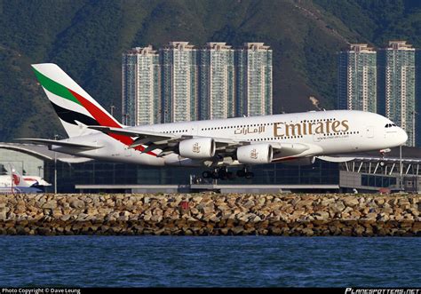 A Edc Emirates Airbus A Photo By Dave Leung Id