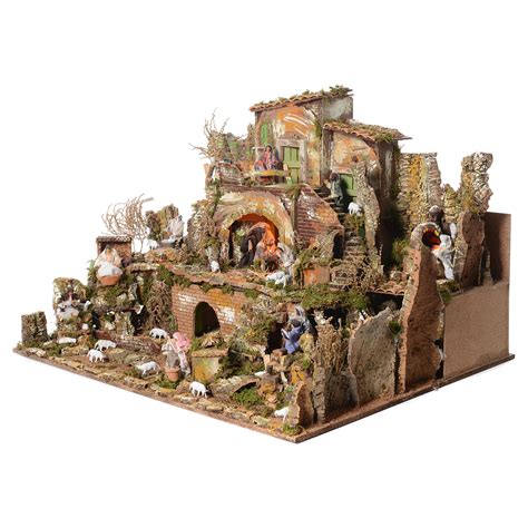 Presepe Completo X X Cm E Pastori In Movimento Cm Vendita