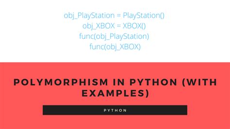 Polymorphism In Python With Examples Coding Campus