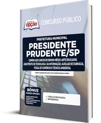 Apostila Prefeitura De Presidente Prudente Sp Comum Aos Cargos De