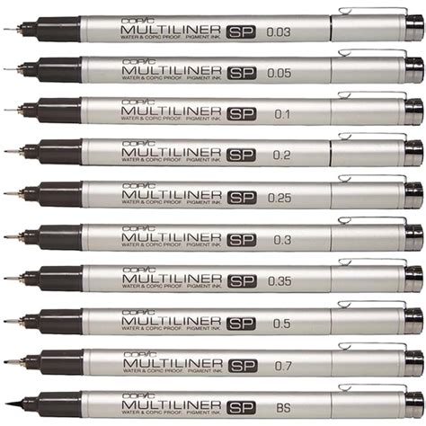 Buy 0 3mm SP Black Refillable Multiliner Copic Copic Multiliner Copic