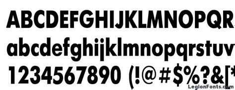 Futura Black Narrow Font Download Free Legionfonts