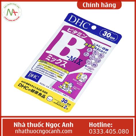 Viên uống DHC Vitamin B Mix có tác dụng gì uống như thế nào giá bao