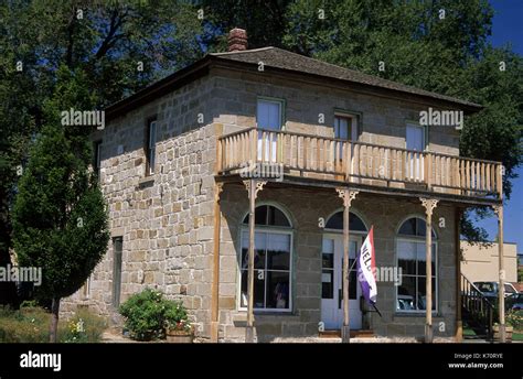 Rinehart Stone House Museum Vale Oregon Stock Photo Alamy