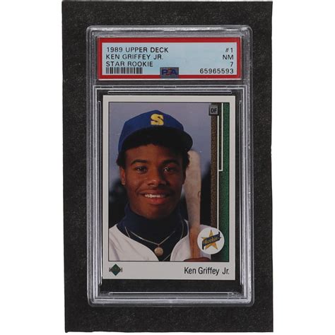 Ken Griffey Jr 1989 Upper Deck 1 RC PSA 7 Pristine Auction