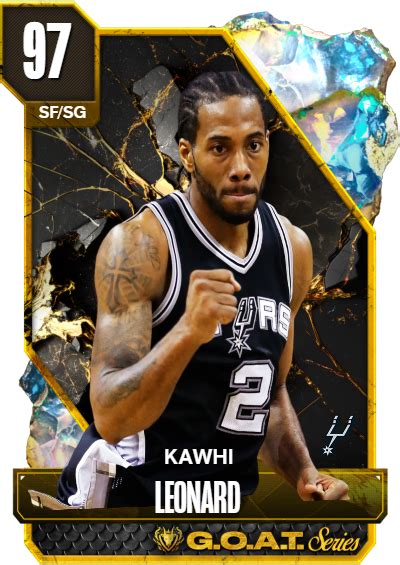 NBA 2K24 2KDB Custom Card GOAT Kawhi