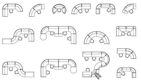 Curved Reception Desk Cad Block Brought To You By Complete Kitchens And