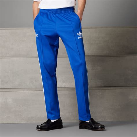 Adidas Italy Beckenbauer Track Pants Blue Free Delivery Adidas Uk