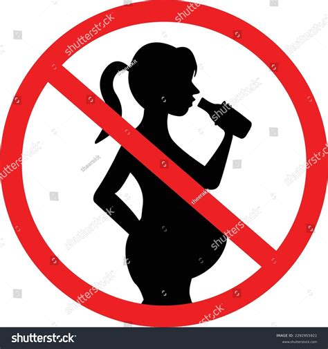 No Alcohol During Pregnancy Sign Do Stock Vector Royalty Free 2292955921 Shutterstock