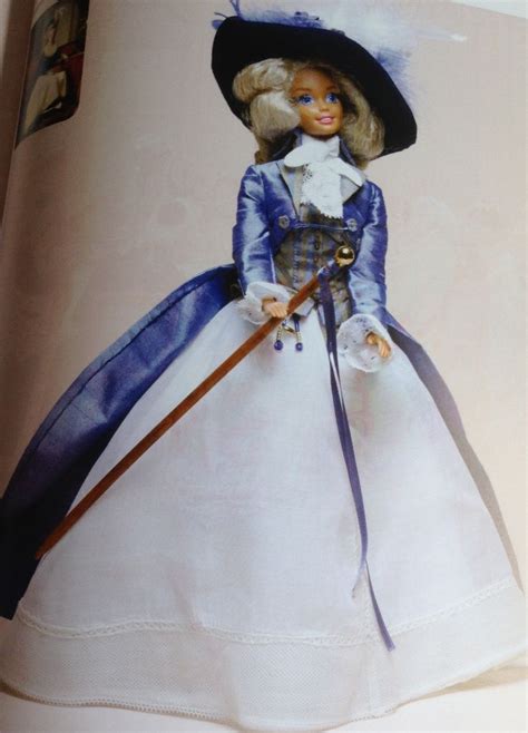 This Is From The French Barbie Book And Features A Gown From 1785 It