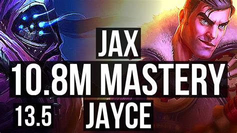 Jax Vs Jayce Top 108m Mastery 1206 1900 Games Legendary Kr