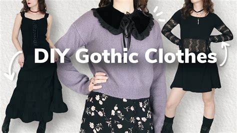 Making Gothic Clothing From Upcycled Materials 3 Goth Style Sewing