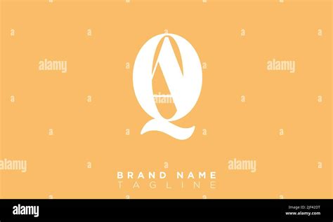 Aq Alphabet Letters Initials Monogram Logo Stock Vector Image Art Alamy