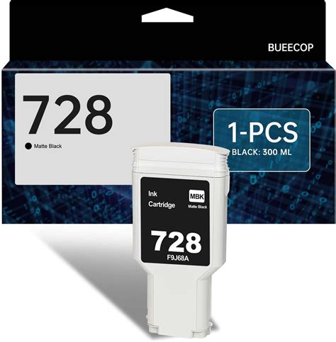 Amazon 728 F9J68A 300ML Matte Black Ink Cartridge Compatible With