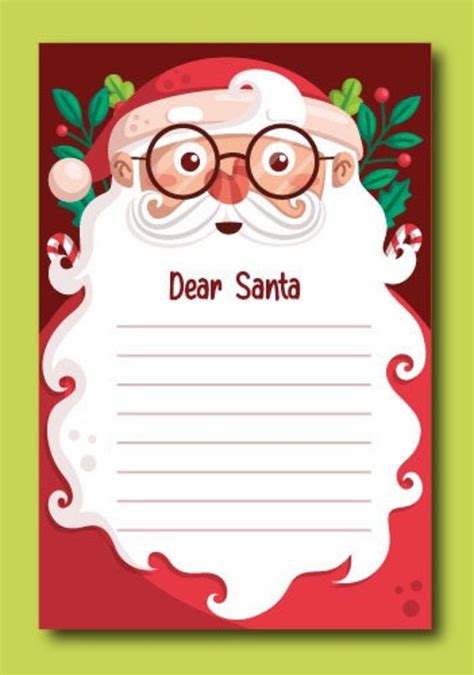 Printable Santa Message for Your Christmas Party, DIY Instant Download ...