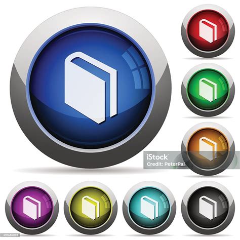 Book Button Set Stock Illustration - Download Image Now - 2015 ...