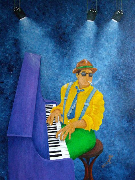 Piano Man Painting By Pamela Allegretto Fine Art America