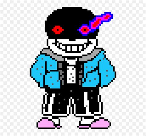 Dusttale Sans Sprite Pixel Transparent Sans Blue Eye Png Png