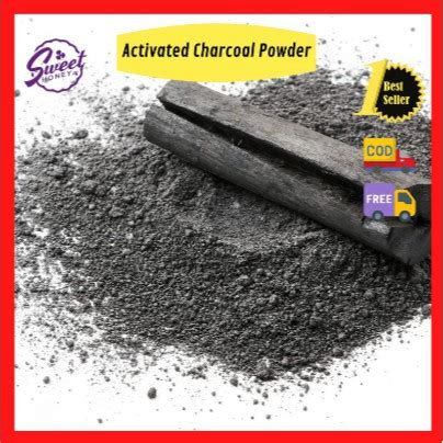 Jual Activated Charcoal Powder Bubuk Arang Aktif Carbon Aktif Bubuk