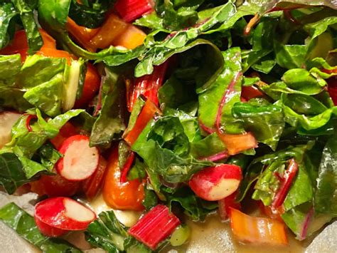 Easy Kale Salad With Rainbow Chard And A Yummy Dressing Black Girls Eat