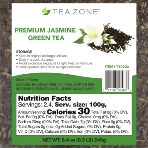 Tea Zone Premium Jasmine Tea Leaves Bubbleteaology