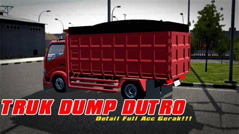 MOD BUSSID TERBARU 2021 MOD TRUK HINO DUTRO DUMP FULL ACC GERAK