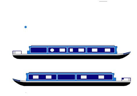 Narrowboat line drawing/side plan view - Boat Equipment - Canal World