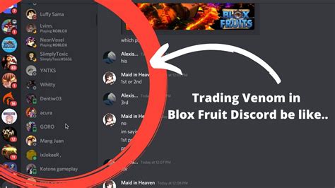 Trading blox fruits discord server