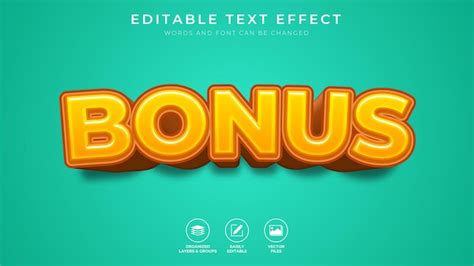 Efectos De Texto Editables Adicionales Vector Premium