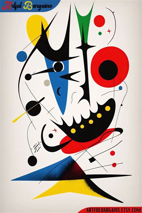 Joan Miro Art Print, Instant Digital Download, Miro Inspired Printable ...