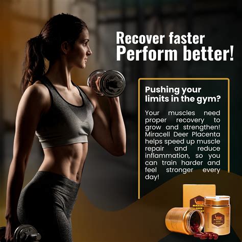 Miracell - Pushing your limits in the gym? Your muscles need proper