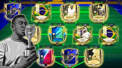 Iconic Brazil Squad Builder O Rei Pelé Claimed FIFA MOBILE YouTube