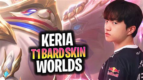 Keria Is Ready To Play Bard New T1 Bard Skin T1 Keria Plays Bard