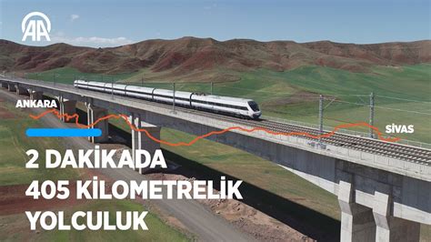 Yeni açılan Sivas Hızlı Tren Hattı 12 saat süren yolculuğu 2 saate