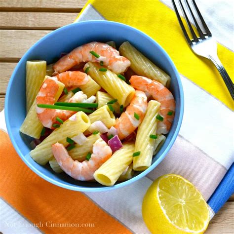 Shrimp Pasta Salad (Easy and Qick) - Not Enough Cinnamon